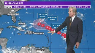 Hurricane Lee on track to become strongest hurricane in Atlantic this year