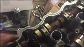 toyota 2.2 camshafts TIMING SETUP