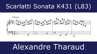 Domenico Scarlatti - Sonata in G major K431 (Alexandre Tharaud)