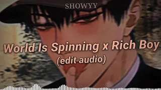 World Is Spinning x Rich Boy (TikTok Remix) Edit Audio