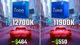 INTEL i7-12700K vs INTEL i9-11900K | Test in 6 Games