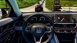 Euro Truck Simulator 2 - Honda Accord 2021 [Steering Wheel Gameplay]