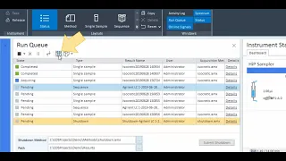 OpenLab CDS for ChemStation users - Submitting and managing runs