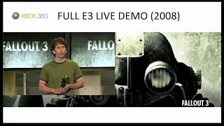 Fallout 3 - Full Uncut E3 2008 [Xbox 360] Live Demo Presentation with Trailer (HD) - ft. Todd Howard