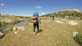 Henn Family 2018 Wind River Backpacking trip, Day 2