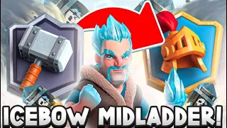 Escaping Mid-Ladder w/ ICEBOW?🧐🤔 (6000+ trophies) -Clash Royale