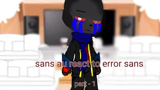 👿sans au react to error sand 🤔 || gacha || undertale au || bad || my first reaction video