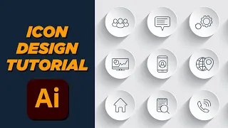 Adobe Illustrator Icon Design Tutorial | Learn Creating Icon