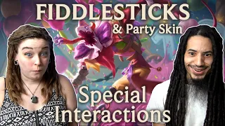 Arcane fans react to Fiddlesticks & Party Skin Interactions | League Of Legends