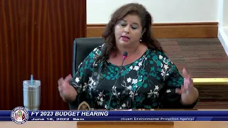 FY 2023 Budget Hearing - Senator Joe S. San Agustin - June 16, 2022 9AM GEDA