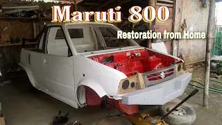 Maruti 800 Rebuild project || Update Maruti 800 restoration || Home garage Nagaland