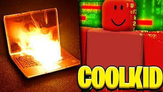 ROBLOX BİLGİSAYARIMI ÇÖKERTEN HACKER 😈 *BAŞIM BELADA* (CoolKid Hikayesi)