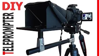 How to make a DIY Teleprompter - cheap and  beautiful