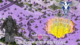 Red Alert 2 | Mental Omega 3.3.6 - Allied Fan Mission - Viking Fire Festival