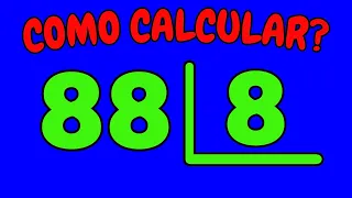 COMO CALCULAR 88 DIVIDIDO POR 8?| Dividir 88 por 8