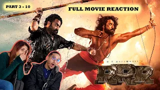 RRR FULL movie reaction - Part 3/10 | Rama Rao Jr |Ram Charan |Ajay Devgn |Alia Bhatt |Olivia Morris