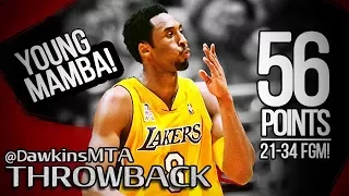 Kobe Bryant UNREAL 56 Points in 3 Quarters 2002.01.14 vs Grizzlies - 21-34 FGM, 6 Dunks For FROBE!