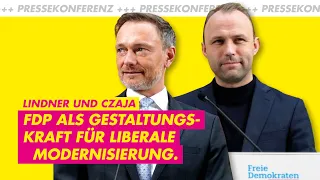 Pressekonferenz mit Christian Lindner und Sebastian Czaja am 13.2.23