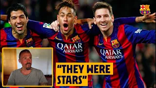 Luis Enrique remembers Messi, Suárez & Neymar "They put the team before themselves"