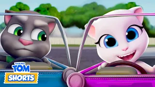 Tom's Cool Rides! 🚗🚤✈️ Talking Tom Shorts | Fun Cartoon Collection