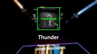 Beat Saber | Gabry Ponte, LUM!X, Prezioso - Thunder (Expert+) 97.54% FC