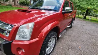 RARE! TORNADO RED 2010 ISUZU RODEO DENVER MAX PLUS - 3.0TDI AUTOMATIC, 63K MILES FROM NEW! NO VAT!