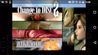Epsxe for Android. Change disc example.