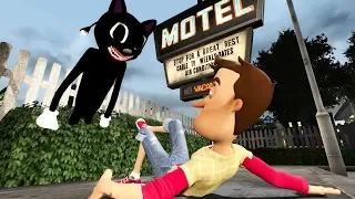 New SCP Cartoon Cat Is Causing A Disaster in The City of Gmod! (Garry's Mod Multiplayer Gameplay)