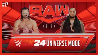 (FR) DREW VS SOLO - Monday Night Raw - WWE 2K24 Universe #17