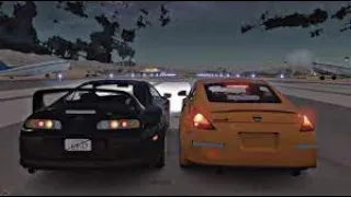 Toyota Supra VS Nissan 350z