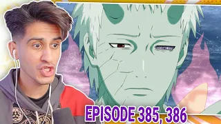 OBITO UCHIHA! Naruto Shippuden Episode 385, 386 Reaction