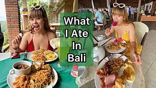 What I Ate In Bali 😋🥘 Trying Indonesian  Food For the First Time 💁🏻‍♀️