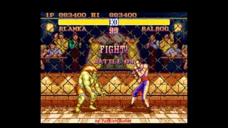 Street Fighter II: The World Warrior (Japan) (Super Famicom) - (Longplay - Blanka | Hardest)