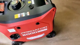 New Predator 5000 Generator,  Harbor Freight! Good price, nice features,  quality built!