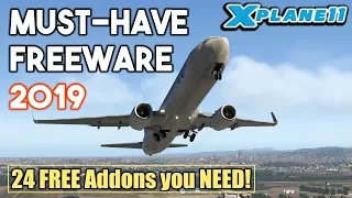 X-Plane 11 | MUST-HAVE Freeware 2019/2020 | 24 Addons that YOU NEED!