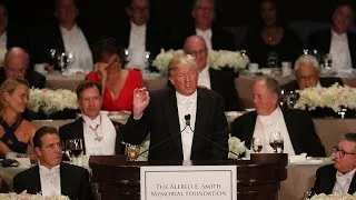 The Most Cringe-Worthy Charity Dinner Zingers From Trump and Clinton