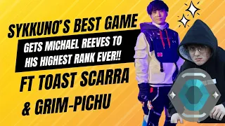 Sykkuno's Best Game Gets Michael Reeves to his Highest Rank ever with Grim-pichu Toast & scarra