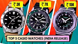 Top 5 BEST CASIO Watches 2023! - DON'T BUY before watching! Best Casio watches India