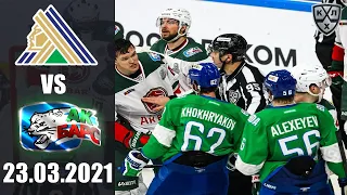 САЛАВАТ ЮЛАЕВ - АК БАРС (23.03.2021)/ ПЛЕЙ-ОФФ КХЛ/ KHL В NHL 20! ОБЗОР МАТЧА