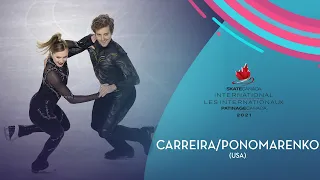 Carreira/Ponomarenko (USA) | Ice Dance RD | Skate Canada International 2021 | #GPFigure