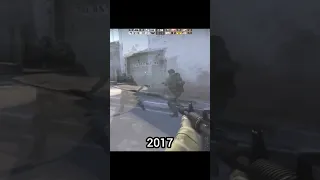 эволюция dust 2 от 2001 до 2022 года #shorts #csgo#cs1.6