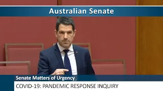 Senate Matters of Urgency - COVID-19: Pandemic Response Inquiry