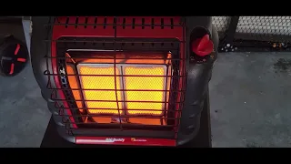 Mr. Heater Big Buddy Portable Radiant Propane Heater Unboxing & First Use