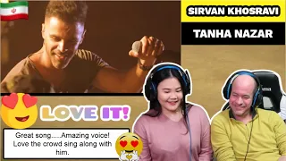 SIRVAN KHOSRAVI - TANHA NAZAR (Don't leave) | Live |REACTION!🇮🇷