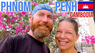 Cambodia 🇰🇭 Is PHNOM PENH Worth Visiting RIGHT NOW ? (follow our walk through town to find out)