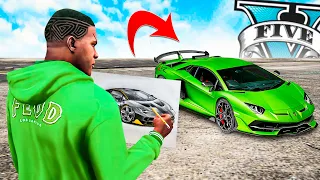 GTA 5 pero TODO lo que DIBUJO cobra VIDA! 📝🚘 (Mods)