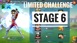 Lords Mobile | Saint Seiya in Limited Challenge Stage 6|Cosmo Unleashed|Battle of the Plains|Pegasus