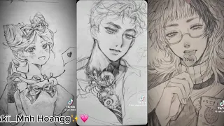 #5 tổng hợp tiktok của các dân vẽ cực xinhhh 💗🫶💋🫰 #drawing #art #tiktok #trending