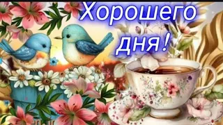 🌷🌺💐 МУЗЫКАЛЬНАЯ ОТКРЫТКА ~ ХОРОШЕГО ДНЯ И ПРЕКРАСНОГО НАСТРОЕНИЯ!