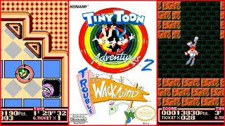 Tiny Toon Adventures 2: Trouble in Wackyland [NES] | Live Full Playthrough